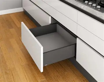 Hafele matrixbox slim,graphite grey, full extension