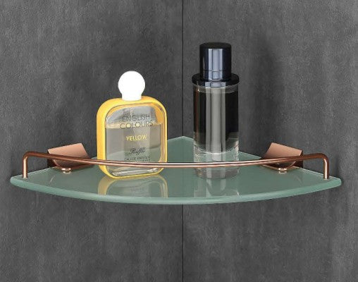 Bathroom Glass Corner Shelf