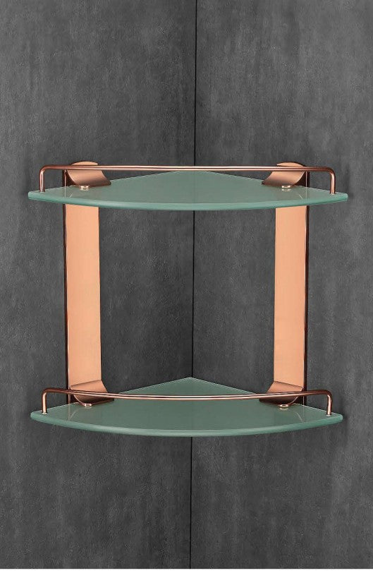Bathroom Glass Corner Shelf