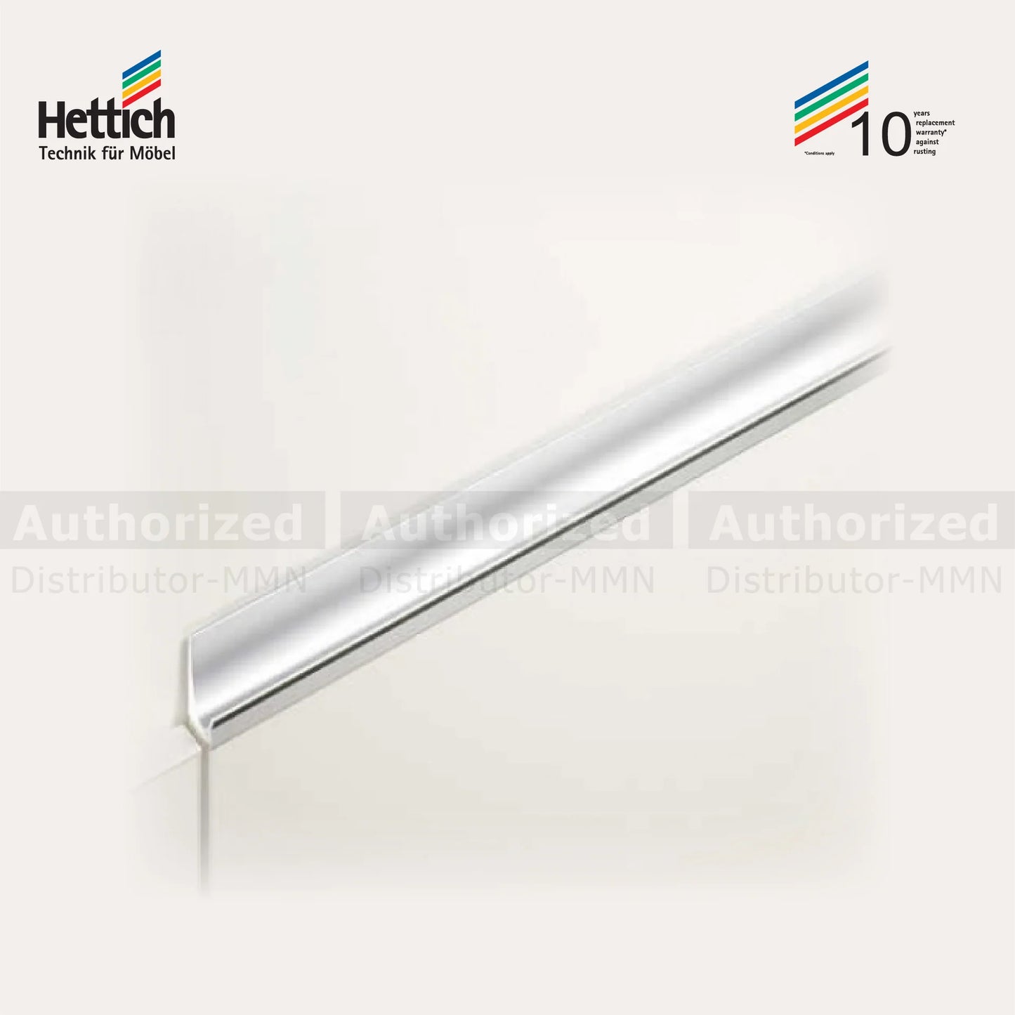 HETTICH LUTETIA J PROFILE HANDLE 3000MTR