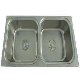 Futura sink Dura double bowl (Dura 37x18x8")