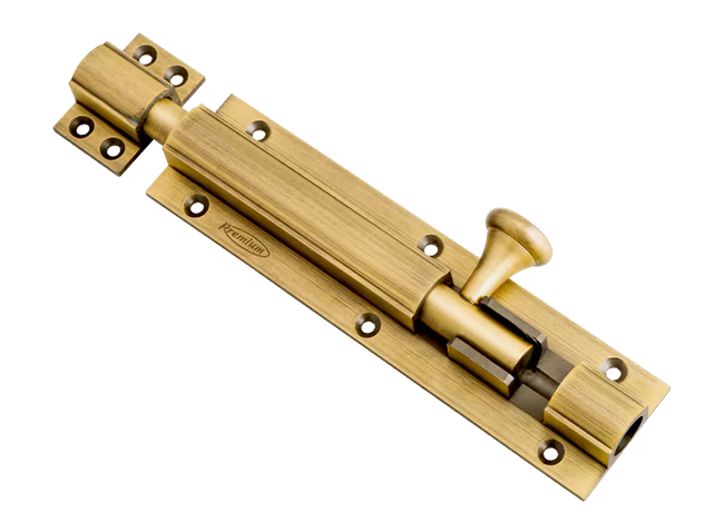 BRASS TOWER BOLT - 9MM