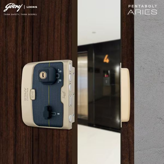 Godrej Rim Lock Pentabolt Aries 2C DB